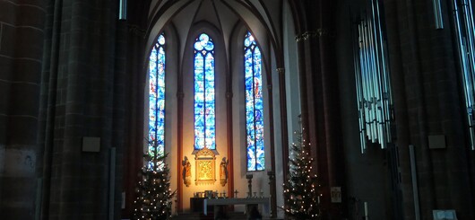 Chagall-Fenster im Ostchor